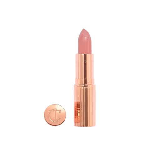 Charlotte Tilbury K.I.S.S.I.N.G Lipstick - Moisturizing & Hydrating Lipstick with Light-Diffusing Pigments for a Luminous Finish & Fuller-Looking Lips - Pillow Talk Fair