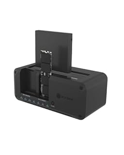 Icy Box IB-2924MSCL-C31 Clone and DockingStation for 1x 2.5"/3.5" to 1x M.2 NVMe or M.2 to M.2, access 3 drives as Docking, Host USB 3.2 (IB-2924MSCL-C31)