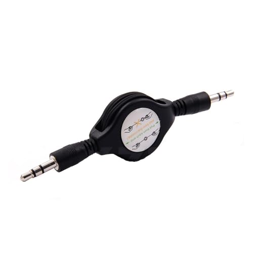 Cable auxiliar 3.5mm retráctil de 80cm miniatura 2