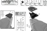 Kit de montage Monolock Givi E349 noir taille 40 pour topcase moto - 2