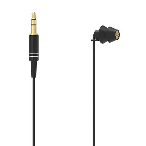 GEEKRIA Sleep Earbuds for Side Sleepers, Wired Stereo to Mono In-Ear Single Earbud, Ultra Soft Lightweight Silicone One Ear Headphone, 3.5mm Headphone Jack Compatible with Android Devices (Black)