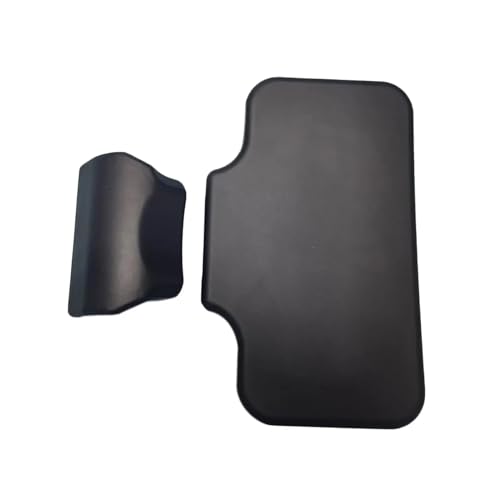 Coussin de dossier moto noir avec bande pour une installation pratique