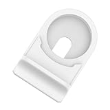 SEWACC Silikon Ladehalterung Für Kabelloses Uhrenladen Weiß Mit Überspannungsschutz Und Kompaktem Design Für Schreibtisch Und Geschäftsreisen