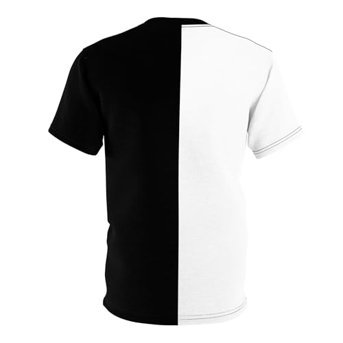 Half White & Half Black Shirt2