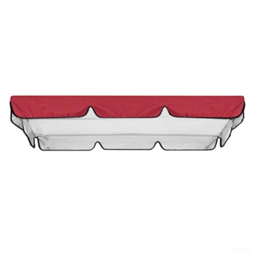 Toldo de repuesto para silla de columpio, tela Oxford 210D, impermeable, 3 plazas, para exteriores, jardín, patio, 164 x 114 x 15 cm (1 unidad)
