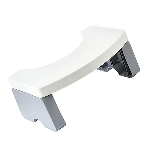 Ciieeo Modern Design Footstool Adults Small Stool for Bathroom White Humanized Footrest