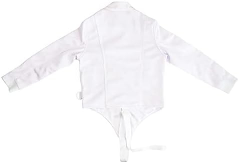 Miniatura 3 de LEONARK Pantalones de esgrima, chaqueta chaleco chaleco para sable de espada de papel de aluminio, traje de uniforme de esgrima unisex