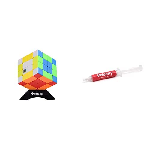 Cubelelo MFJS MeiLong 4x4 Stickerless Puzzle Speed Cube, Multicolor