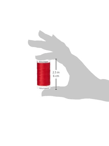 Gutermann Sew All Polyester Thread, 250Mtr, Ruby Red (0046), 5.5 x 2.7 x 2.7 cm - Image 4