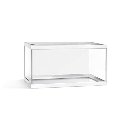 Akkua Acuario pecera 100, 130litros (100x30x45, Blanco,Cristal Transparente)