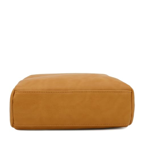 Image of FashionPuzzle Triple Zip Small Crossbody Bag
