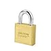 American Lock Padlock, Brass Body 5570 KA 27676