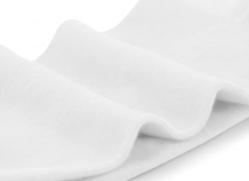 شرابات قطنية بطول الكاحل للرجال والنساء | قطن ممشط ناعم وقابل للتنفس | كفة مانعة للانزلاق | مجموعة من 5 أزواج ابيض للاستخدام اليومي والتمارين | شرابات رياضية يومية