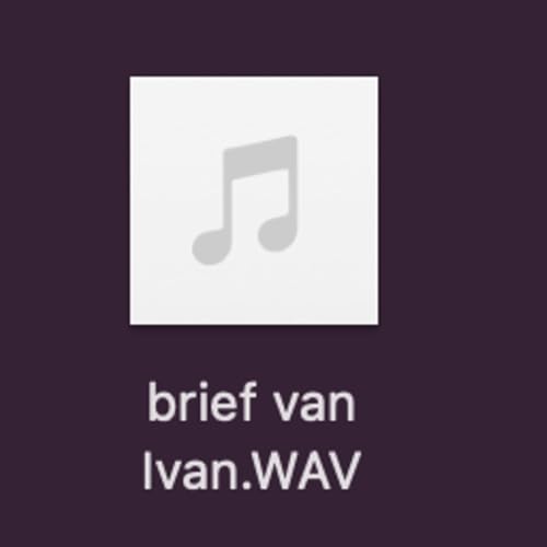 Page de couverture de brief van Ivan