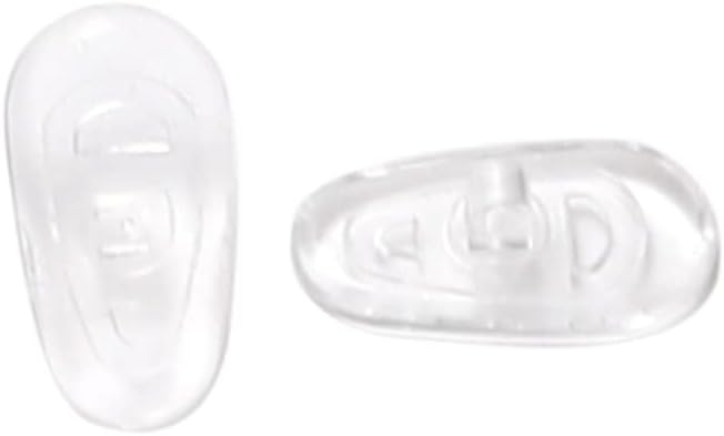 Miniatura 3 de Dadulam Almohadillas de nariz para gafas, antideslizantes, cámara de aire suave, almohadillas de silicona para la nariz, repuesto para lentes,