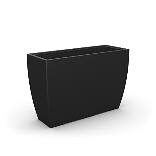 Mayne Kobi Trough Planter 36In X 14In X 24In - Black - 36In L X 14In W X 24In H - With Built-In Water Reservoir (8836-B) #TOP1