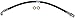 Dorman H622341 Rear Driver Side Brake Hydraulic Hose Compatible with Select Subaru Models