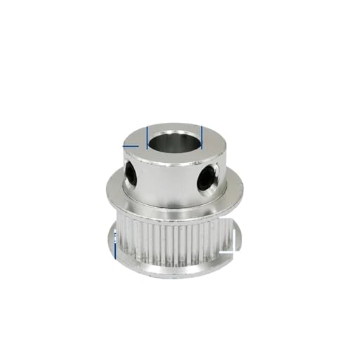 Poulie GT2 30 dents usinée en aluminium avec courroie de distribution 10mm