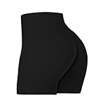 Sunzel No Front Seam Biker Shorts for Women with Pockets, Yoga Workout Gym Bike Shorts with Tummy Control
