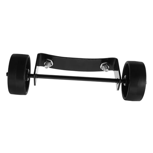 WOONEKY Rueda para Calefactor de Gas y Estable Rueda Giratoria de Repuesto para Estufa Exterior Diseño Compacto y Práctico Compatible con Calentadores Portátiles Color Negro
