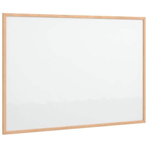Tableau blanc magnétique cadre bois pin massif vidaXL tableau mémo mural