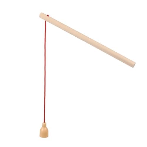 Namvo 10 Stück Magnetische Angelrute aus Holz, Magnetisches aus Holz