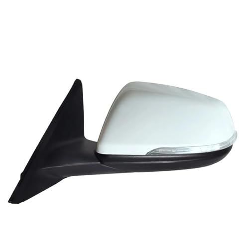 Rétroviseur extérieur gauche blanc pour BMW X2 2020-2023 avec miroir chauffant et clignotant LED