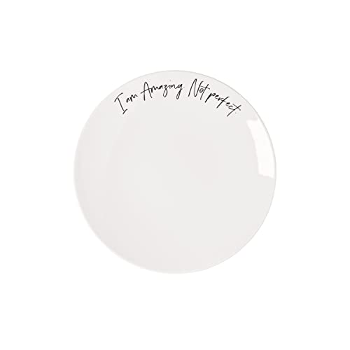 Villeroy & Boch, Statement Breakfast Plate Amazing not Perfect 21 x 21 x 2.5 cm, Porcelain Plate White