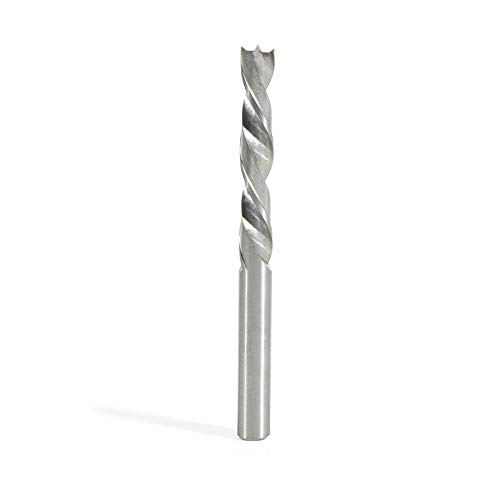 Amana Tool - 463002 Solid Carbide Drill Bit L/H 2mm Dia x 49mm Long x 2mm Shank