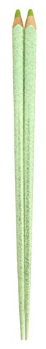 アオバ 箸 食洗機対応 天然木 色えんぴつ プリティ 黄緑 22.5cm