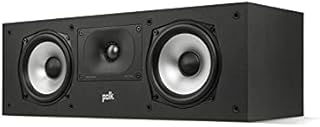 Polk Monitor XT30 Compact Center Channel Speaker - Hi-Res Audio Certified, Dolby Atmos & DTS:X Compatible, 1