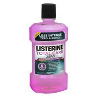 Listerine Total Care Zero menthe fraîche bain de bouche anti plaque pack de 3 flacons