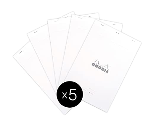 RHODIA 19401C, Stapled Notepad Meeting N°19 White, A4+, Pre-Printed Date/Notes/Action, 80 Detachable Sheets - Image 2