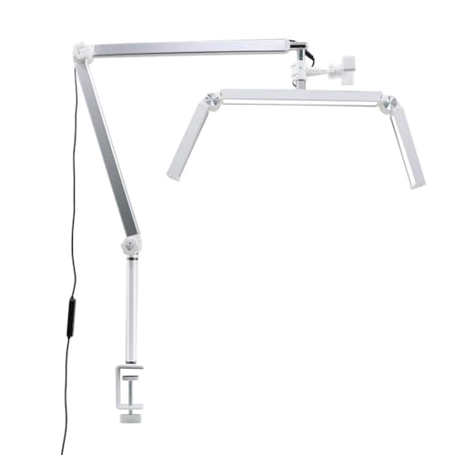 Lámpara de pestañas profesional para estudios de belleza con abrazadera de mesa