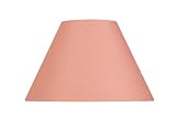lampenschirm rosa oval Maximale Leistung: 100 W. Oaks Lighting Coolie Lampenschirm, Baumwolle, konisch, 35,6 cm, Blassrosa