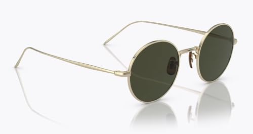 Oliver Peoples G. Ponti-3 Sunglasses Soft Gold w/G-15 Polarized Lens 48-22-145MM 1293ST 48 5035P13