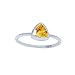 Buen anillo de plata sólida de citrino amarillo facetado de forma de piedras preciosas - joyería de niñas tiendas más vendidas regalo para amigos anillo más alto -SR2-CIT-FC-502-h uk, Piedra, Citrine