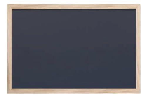 Pizarra Blanca/Negra - Ideal para Casa Colegios Restaurantes - Medidas diferentes (90x60 cm, Negro)