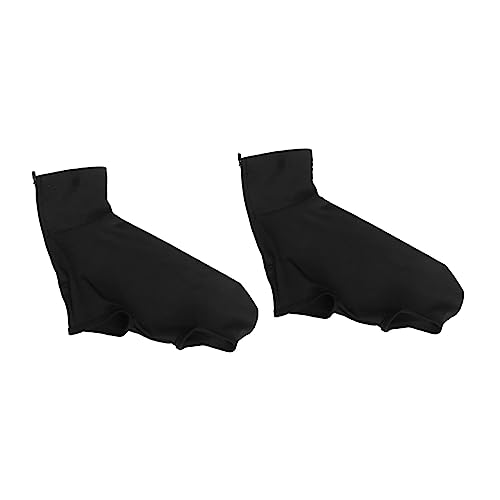 BRIGHTFUFU Outdoor Cycling Shoe Cover for Men Women Slip Zipper Design Comfortable Protective Overshoes for Outdoor Sports Black XL