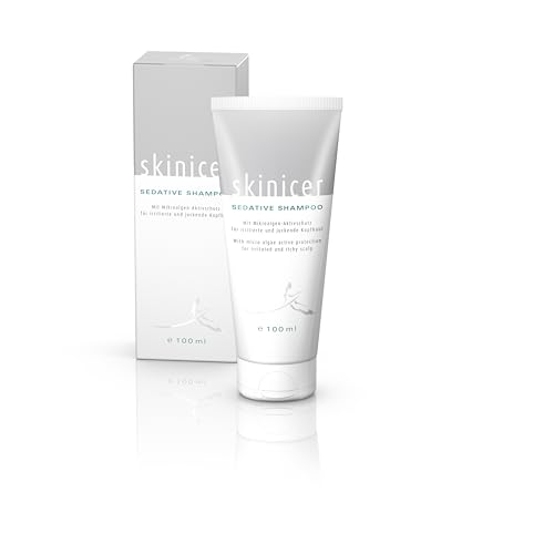 skinicer Sedative Shampoo 100ml – Für trockene Kopfhaut | Das Original von ocean pharma | mit Mikroalgen-Aktivschutz