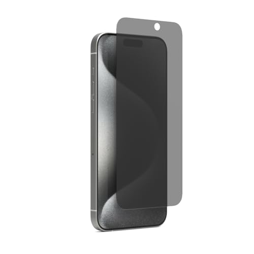 Filtre écran iPhone 15 Pro Max PureGear verre trempé anti-regard pour préserver votre vie privée