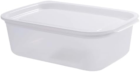 MSUIINT 850ml Food Storage Container with Lid, Plastic Containers for Pantry, Rectangular Food Sealing Box, Food Storage Container for Refrigerator Microwave Oven MSUIINT 850ml Food Storage Container with Lid, Plastic Containers for Pantry, Rectangular Food Sealing Box, Food Storage Container for Refrigerator Microwave Oven