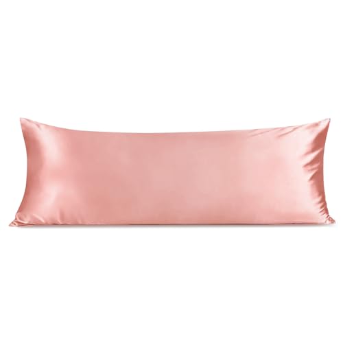 Image of INFIIXSO Silk Pillowcase Blush Pink 20 inchx54 inch