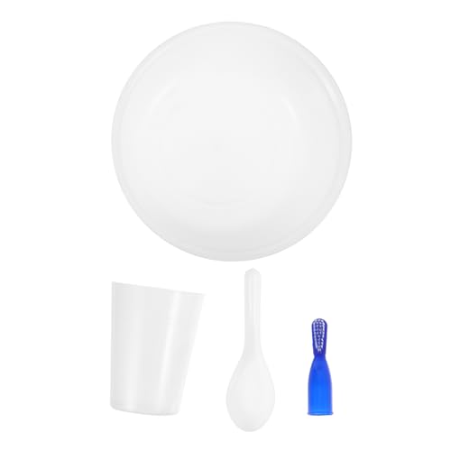KICHOUSE Prison Use Bowl Cup Spoon Toothbrush Mini Dental Supplies for Correctional Facilities