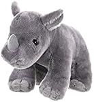 Wild Republic Rhino Peluche, Animal farci, Jouet en peluche, Cadeaux pour les enfants, Couteaux 8 Pouces