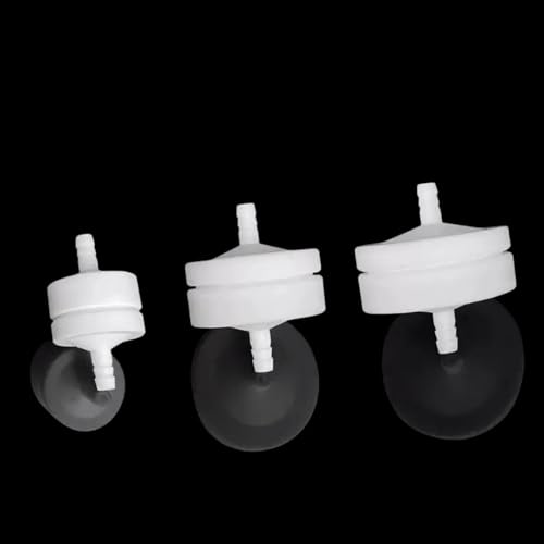 PTFE Shell Membrane Filter Holder, 1 Pcs Teflon Gas Sampling Membrane Clip, Reusable Filter Connector for Diameter 25mm/37mm/40mm/47mm/90mm Membrane Filter (for Diameter 25mm Membrane)