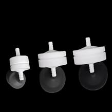 PTFE Shell Membrane Filter Holder, 1 Pcs Teflon Gas Sampling Membrane Clip, Reusable Filter Connector for Diameter 25mm/37mm/40mm/47mm/90mm Membrane Filter for Diameter 25mm Membrane