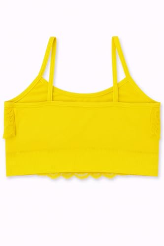 Kurve Girl’s Training Sports Bra – Seamless Lace Bralette Kids Crop Cami Top2