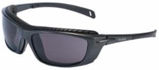 Baxter Series Safety Glasses, Smoke Lens, Platinum Anti-Fog/Anti-Scratch