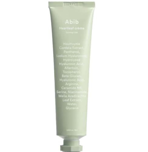 Image of Abib Heartleaf Cream Calming Tube 2.53 fl oz I Korean Skincare Moisturizer for Soothing, Redness